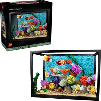 LEGO Icons Tropical Aquarium Building Set 10366 - Best Buy LEGO Icons Tropical Aquarium Building Set 10366 - Best Buy