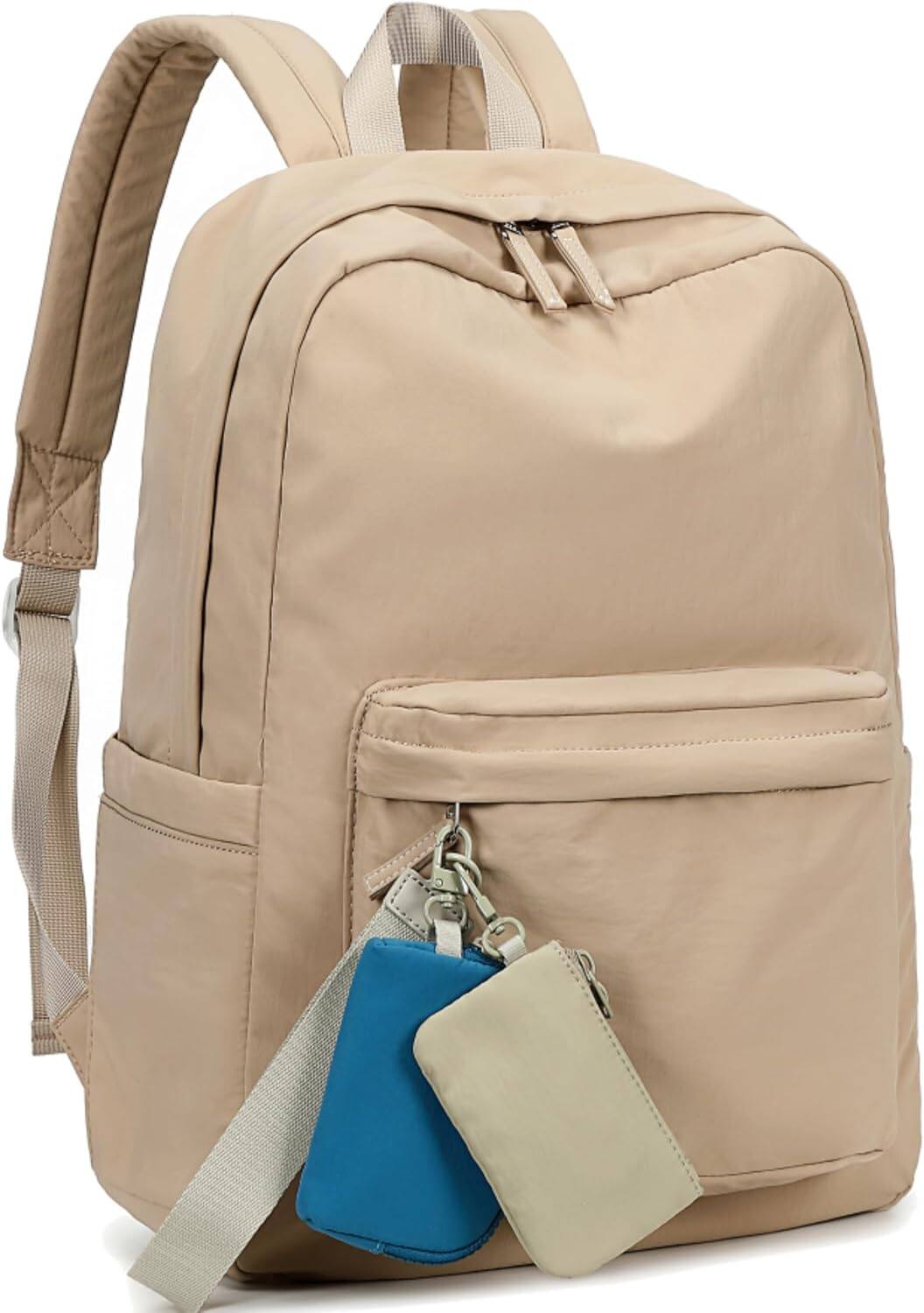 Live At Space - BTOOP Travel Backpack Women Work Quilted College Backpacks School Laptop - Khaki