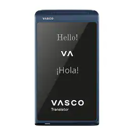 Vasco Electronics - Q1 Multi-Language Translator with Ai Voice Cloning | Up to 113 Languages with Lifetime Internet in Nearly 200 Countries - Slate Blue
