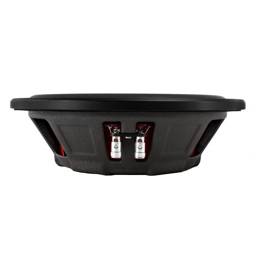Alt View 2. MB Quart - MB Quart 400 Watt 10 Inch Shallow Subwoofer and Q Power Slim Sub Box Enclosure - Black.