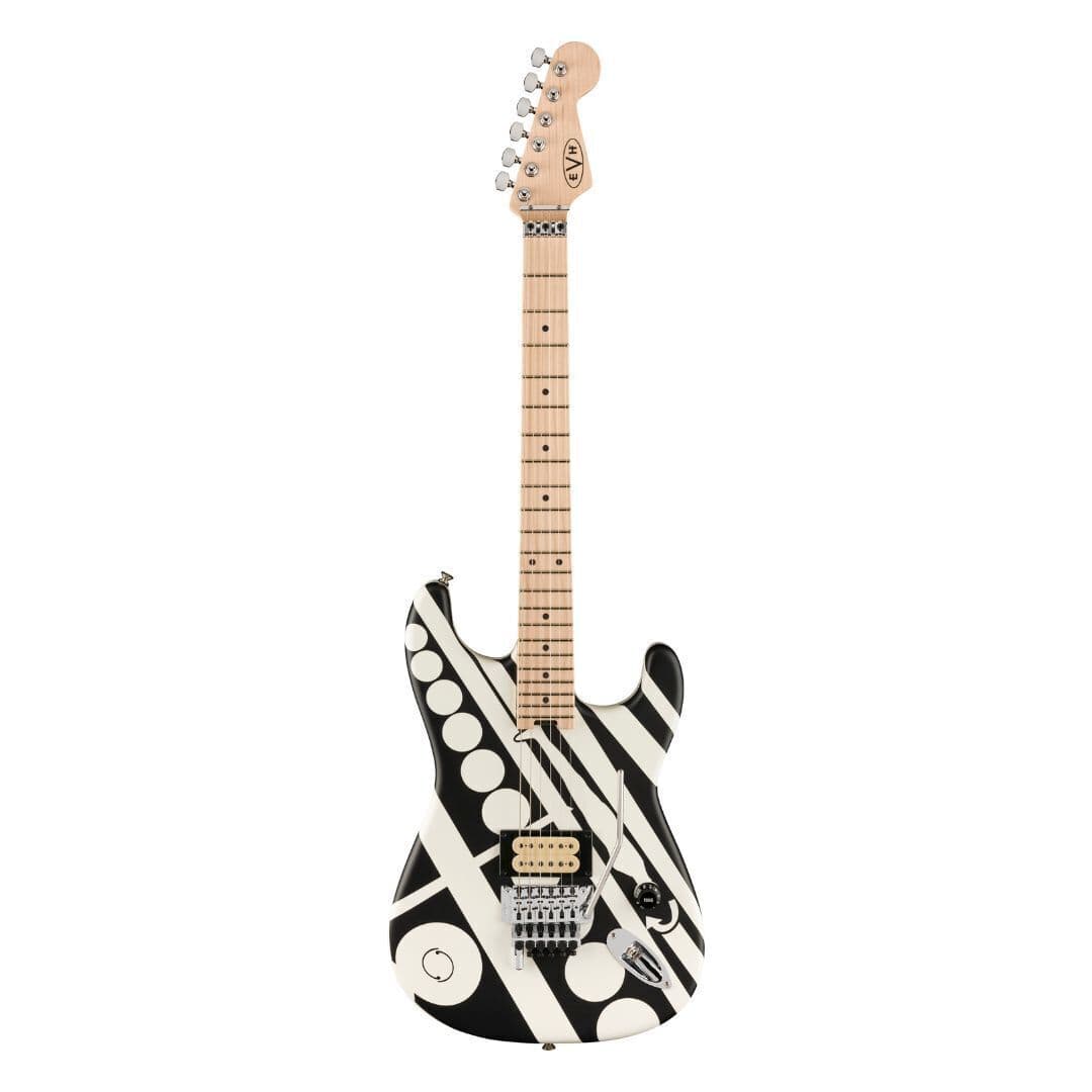 EVH - Striped Electric Guitar - Satin Crop Circled