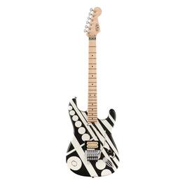 EVH - Striped Electric Guitar - Satin Crop Circled