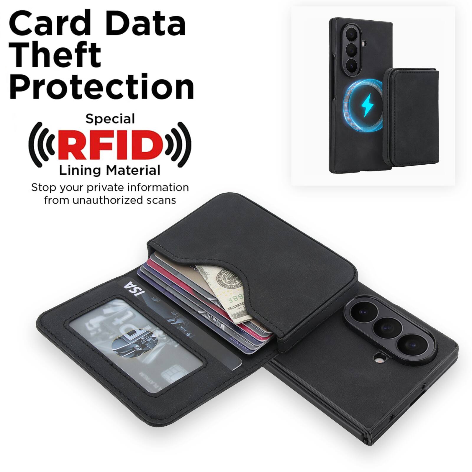 Card Data Theft Protection  
Special RFID Lining Material  
Stop your private information from unauthorized scans  

ISA 88F SEAN HLI PLATINUM
