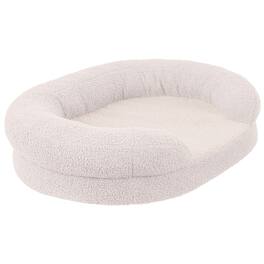 PetMaker - Orthopedic Dog Bed for Small Dogs, 29” x 22” x 6.5” - Cream