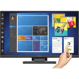 Planar - Helium PCT2435 LCD Touchscreen Monitor - 16:9 - 14 ms - 23.8" Viewable - Projected Capacitive - Multi-touch - Black