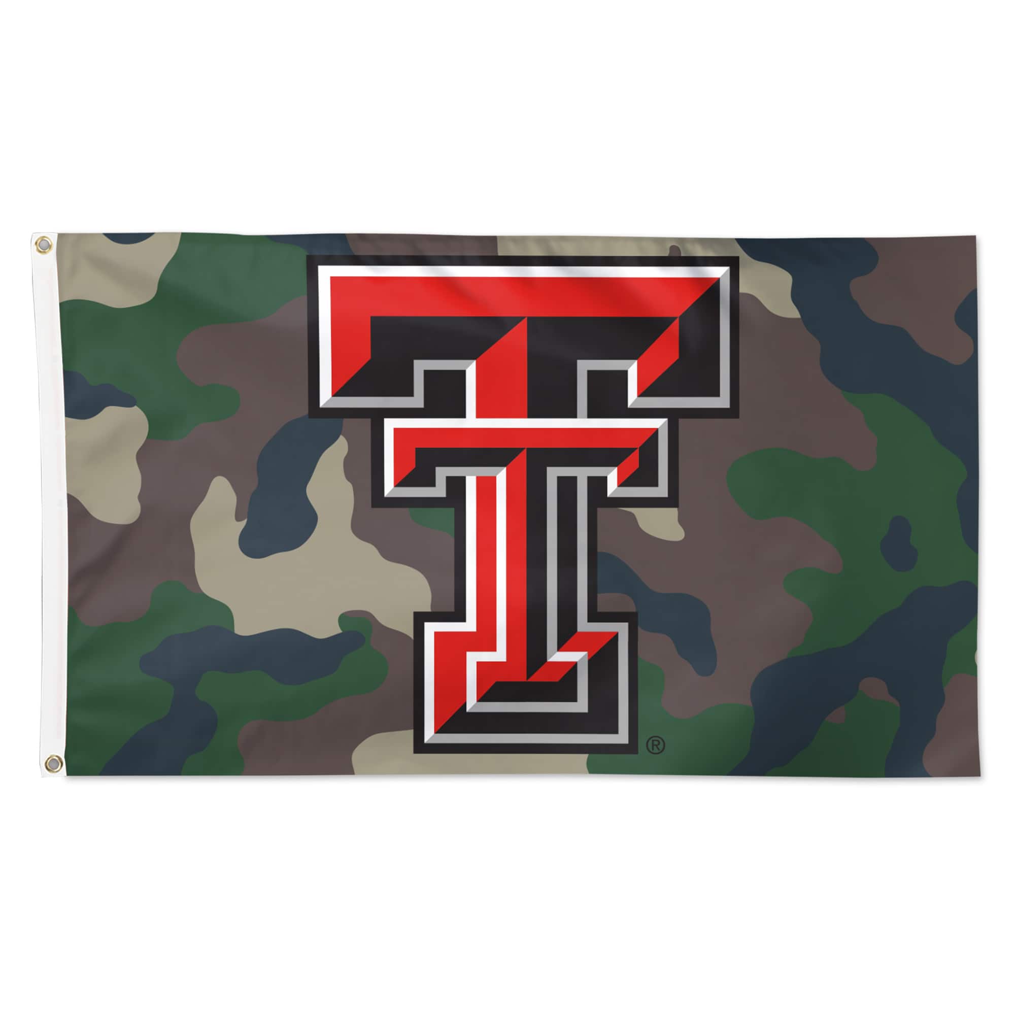 WinCraft - Texas Tech Red Raiders 3' x 5' Single-Sided Deluxe Flag - Camo
