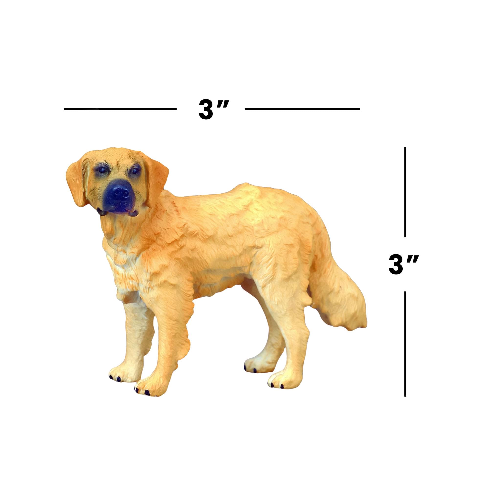 Alt View 2. Breyer - CollectA Cats & Dogs Collection Miniature Figure | Golden Retriever - Brown.