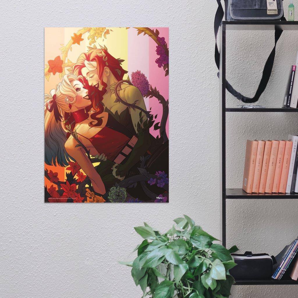 Back. Trend Setters - DC Comics (Harley Quinn and Poison Ivy - Pride) MightyPrint™ Wall Art MP17240775 - Multicolor.