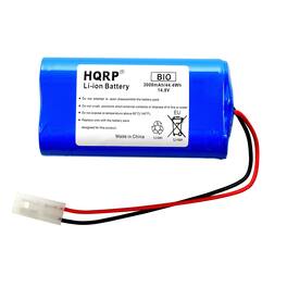 HQRP - 14.8 V 3000 mAh Li-Ion Replacement Battery for BOBSWEEP Bob Standard, PetHair, Junior WJ540011