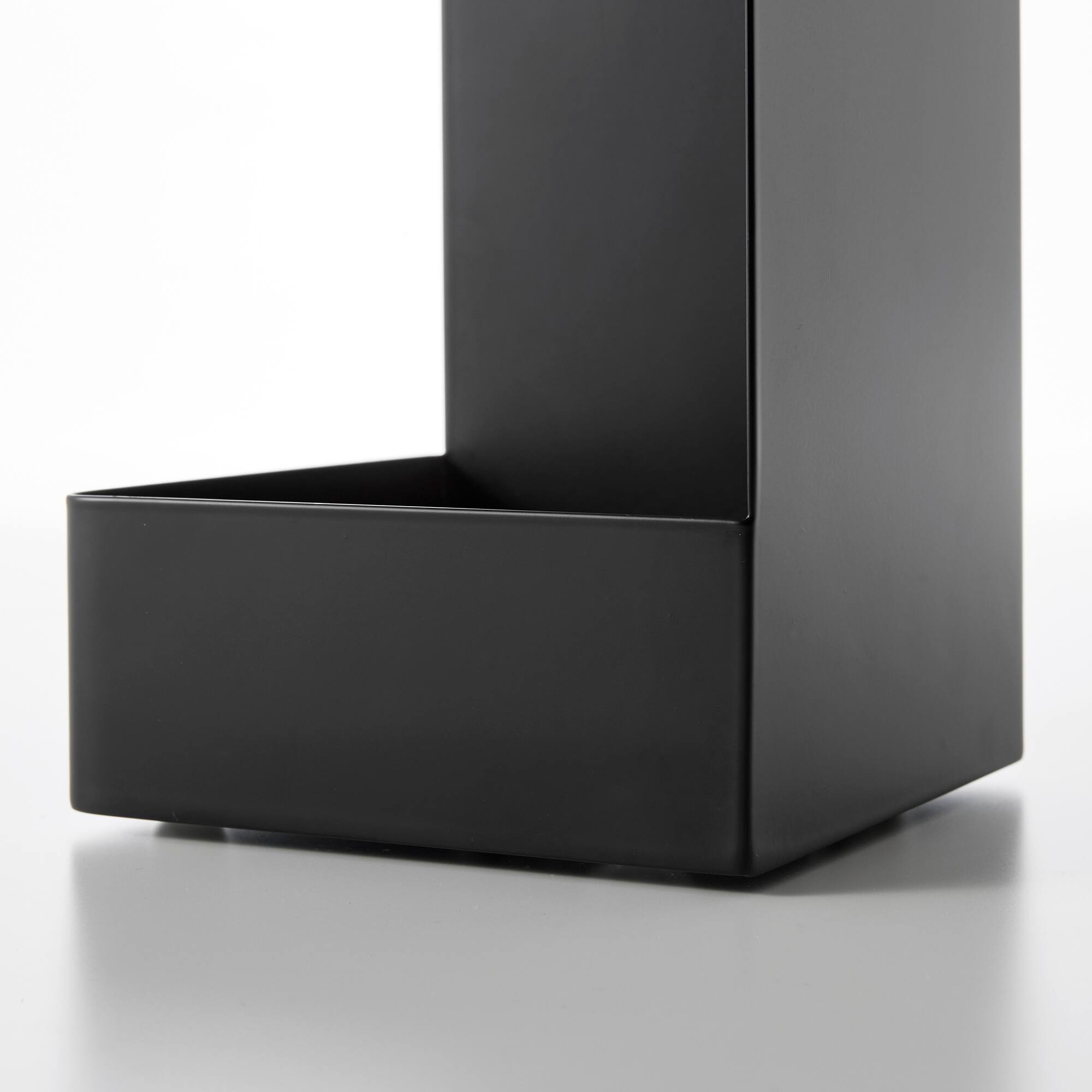 Alt View 1. Yamazaki Home - Rolling Bathroom Organizer - Steel - Black.