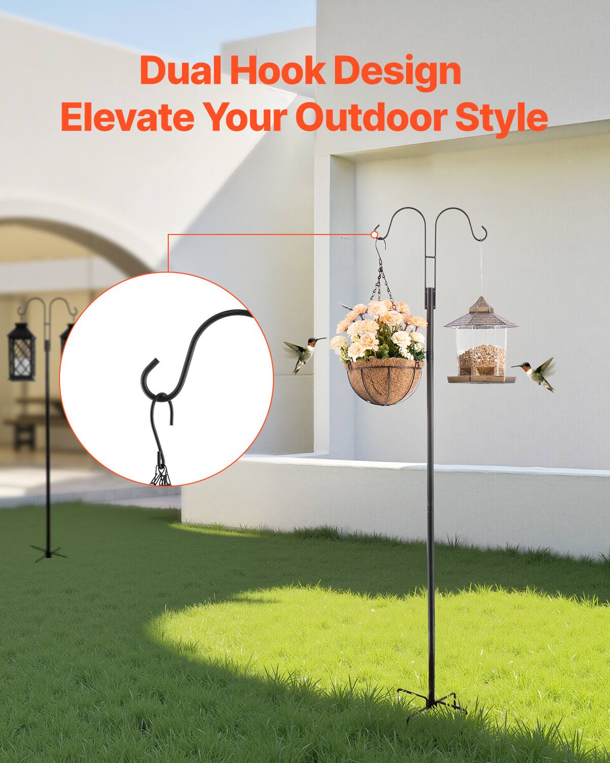 Dual Hook Design  
Elevate Your Outdoor Style