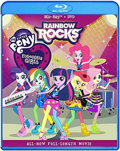 Front. My Little Pony Equestria Girls Rainbow Rocks   - BLU-RAY.