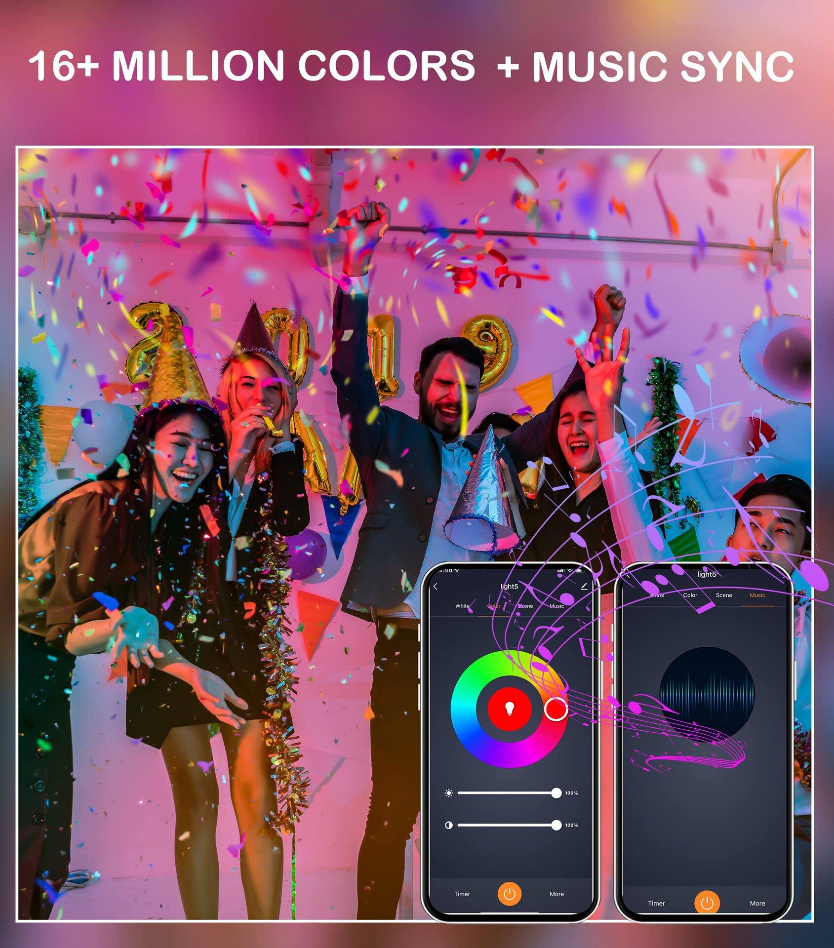 16+ MILLION COLORS + MUSIC SYNC

4.50 7
ghts
4
1
adidas
light5 Color Scene
MUDC
White
Zelo
MUSC
100%
0
100%
Zemos
More
Time:
More