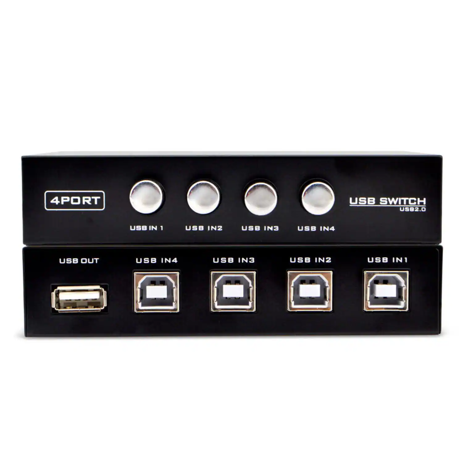 4PORT  
USB SWITCH USB2.0  
USB IN 1  
USB IN2  
USB IN3  
USB IN4  
USB OUT  
USB IN4  
USB IN3  
USB IN2  
USB IN1
