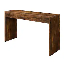 FurniFact - Console Desk, Brown, 48 Inch - Barnwood