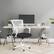 Alt View 16. CorLiving - Workspace Mesh Back Office Chair - White and Black.