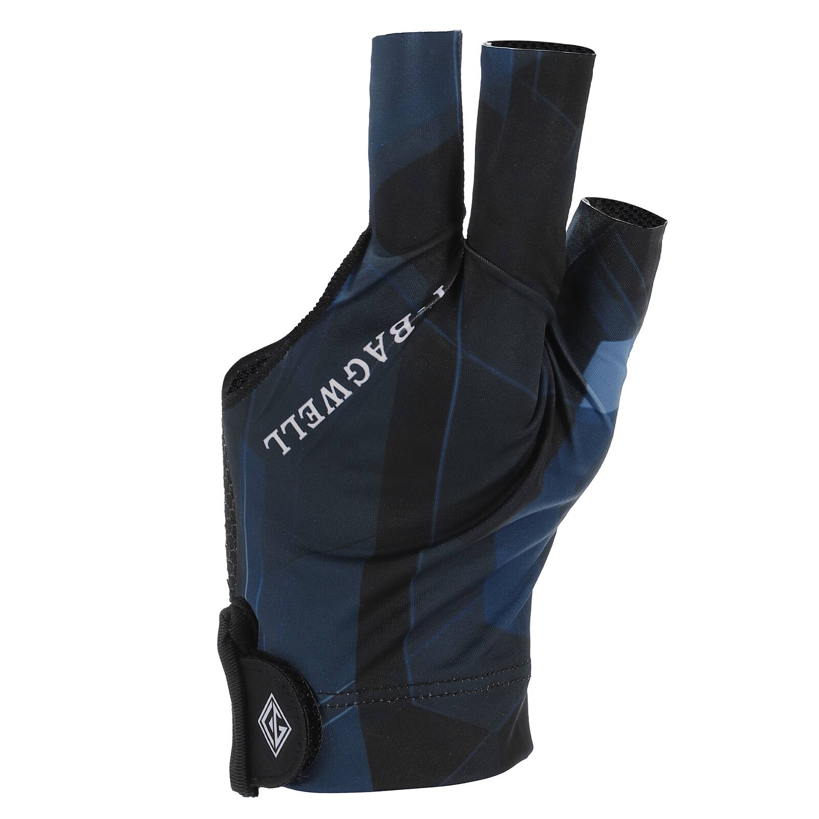 Unique Bargains - 3 Finger Pool Glove Left Hand, Billiard Gloves for Shooter Carom Pool Snooker Cue Accessories 1pc - Fits Men Women - Black Blue price history on PriceWatchPro