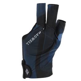 Unique Bargains - 3 Finger Pool Glove Left Hand, Billiard Gloves for Shooter Carom Pool Snooker Cue Accessories 1pc - Fits Men Women - Black Blue