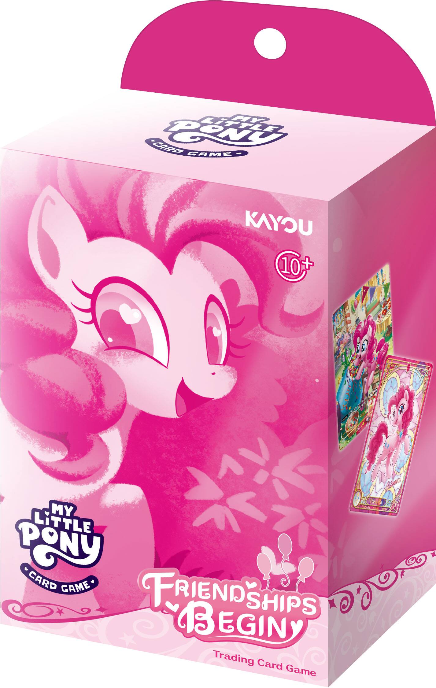 MY LITTLE PONY CARD GAME  
FRIENDSHIPS BEGIN  
Trading Card Game  

KAYOU  
10+