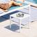 Alt View 5. Crestlive Products - Crestlive Products 16in Aluminum Patio Side Square Outdoor End Table 15.7inWx15.7inL White - White.