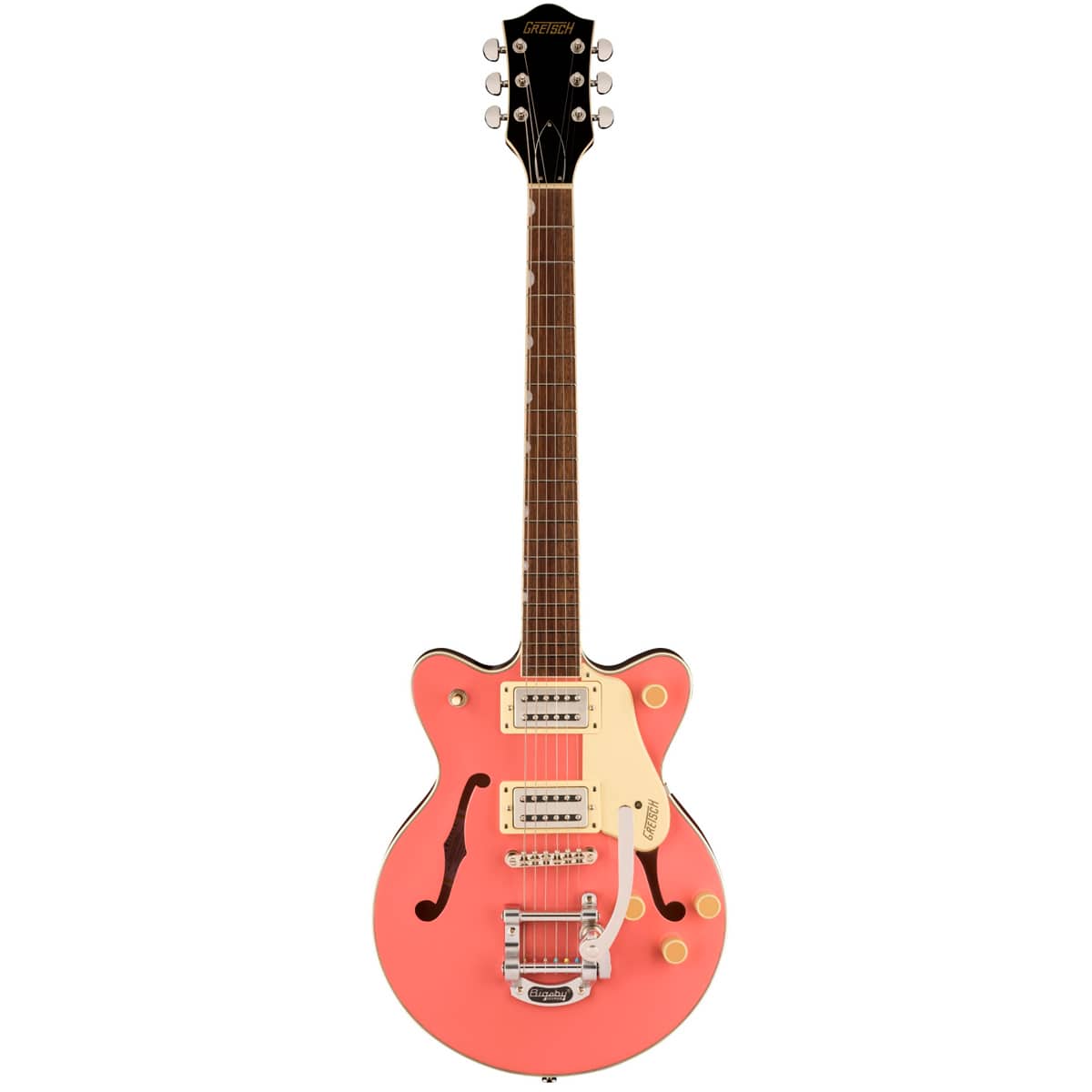 Gretsch - G2655T Streamliner Center Block Jr. Double-Cut with Bigsby Electric Guitar, Coral