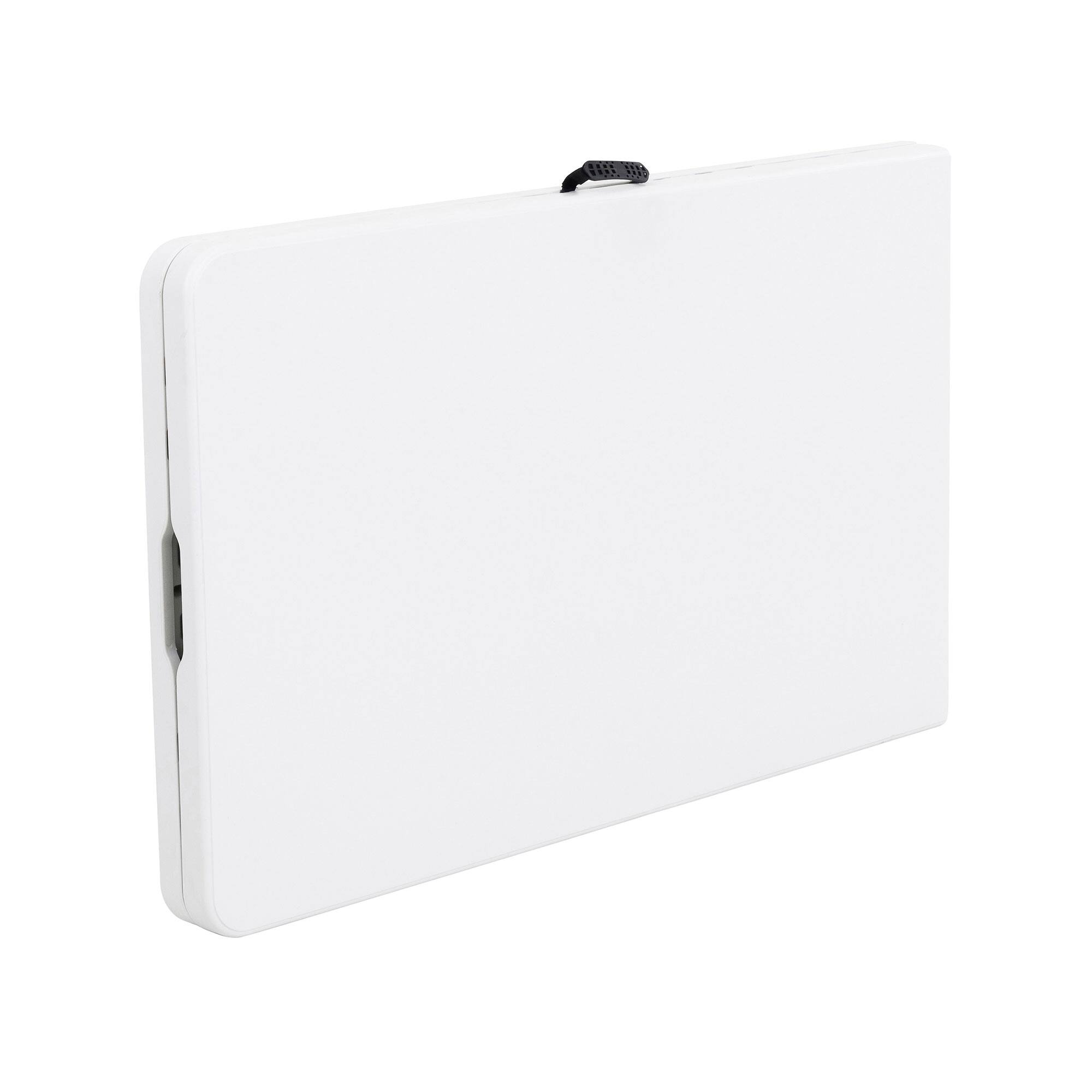 Alt View 7. Peakform - Peakform Compact Fold In Half Banquet Table for Indoor Outdoor Use, 8 Ft, White - White.