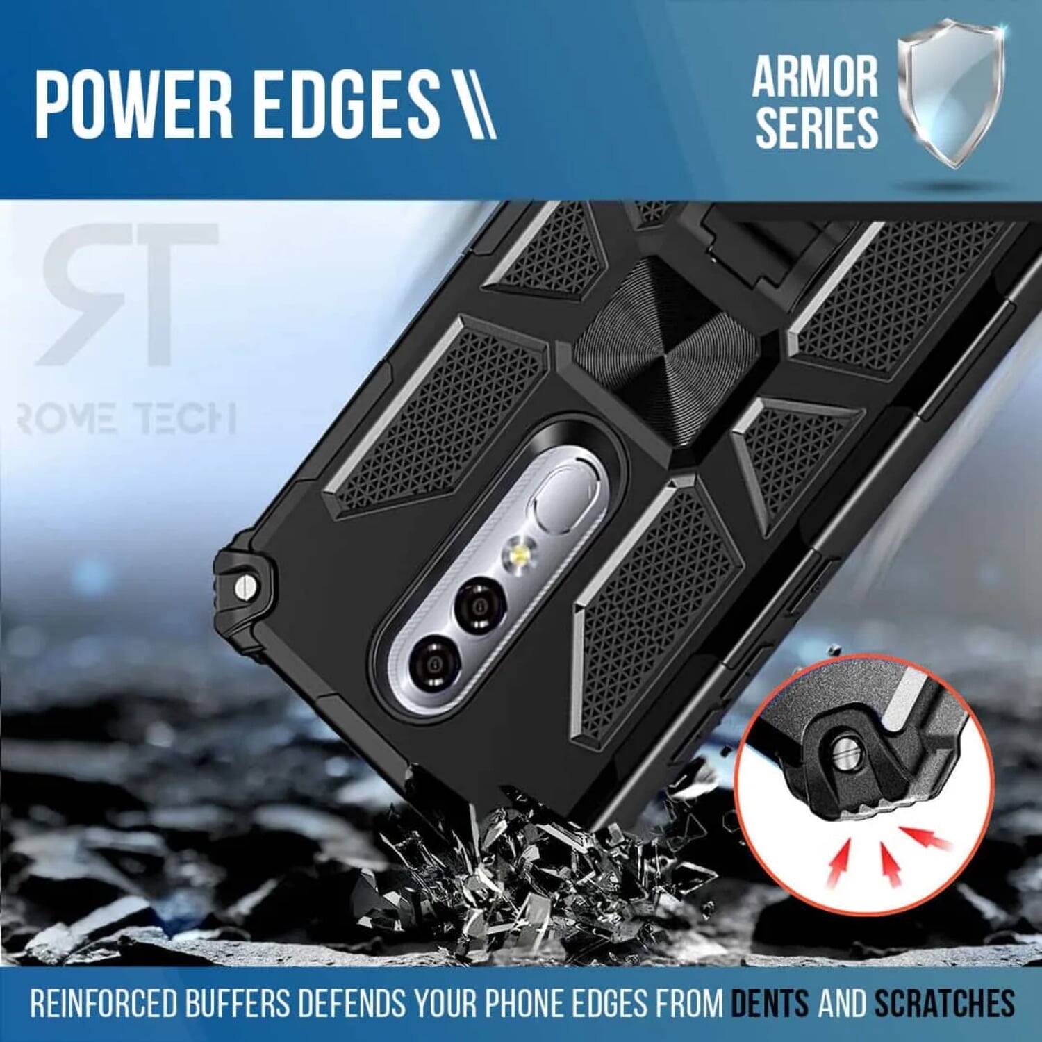 POWER EDGES // ARMOR SERIES

REINFORCED BUFFERS DEFENDS YOUR PHONE EDGES FROM DENTS AND SCRATCHES