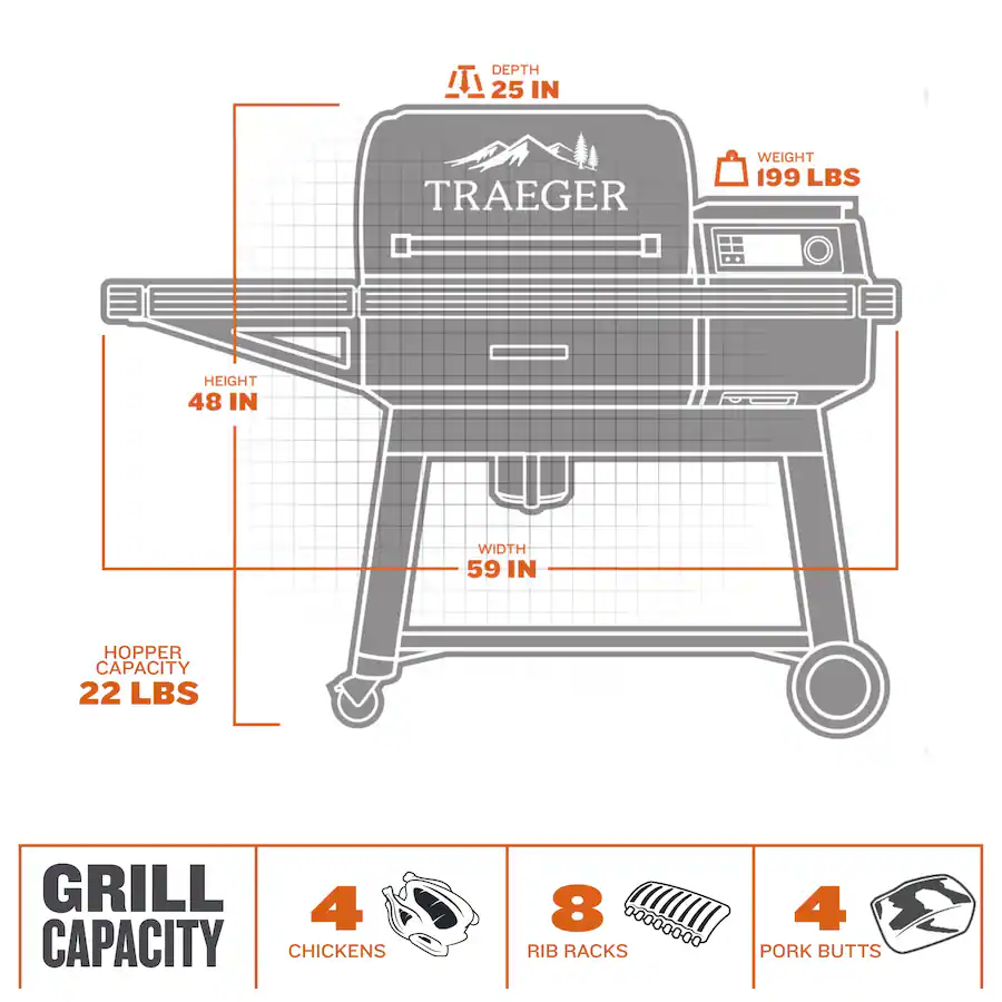Traeger Grills Ironwood Pellet Grill Black TFB61RLG - Best Buy