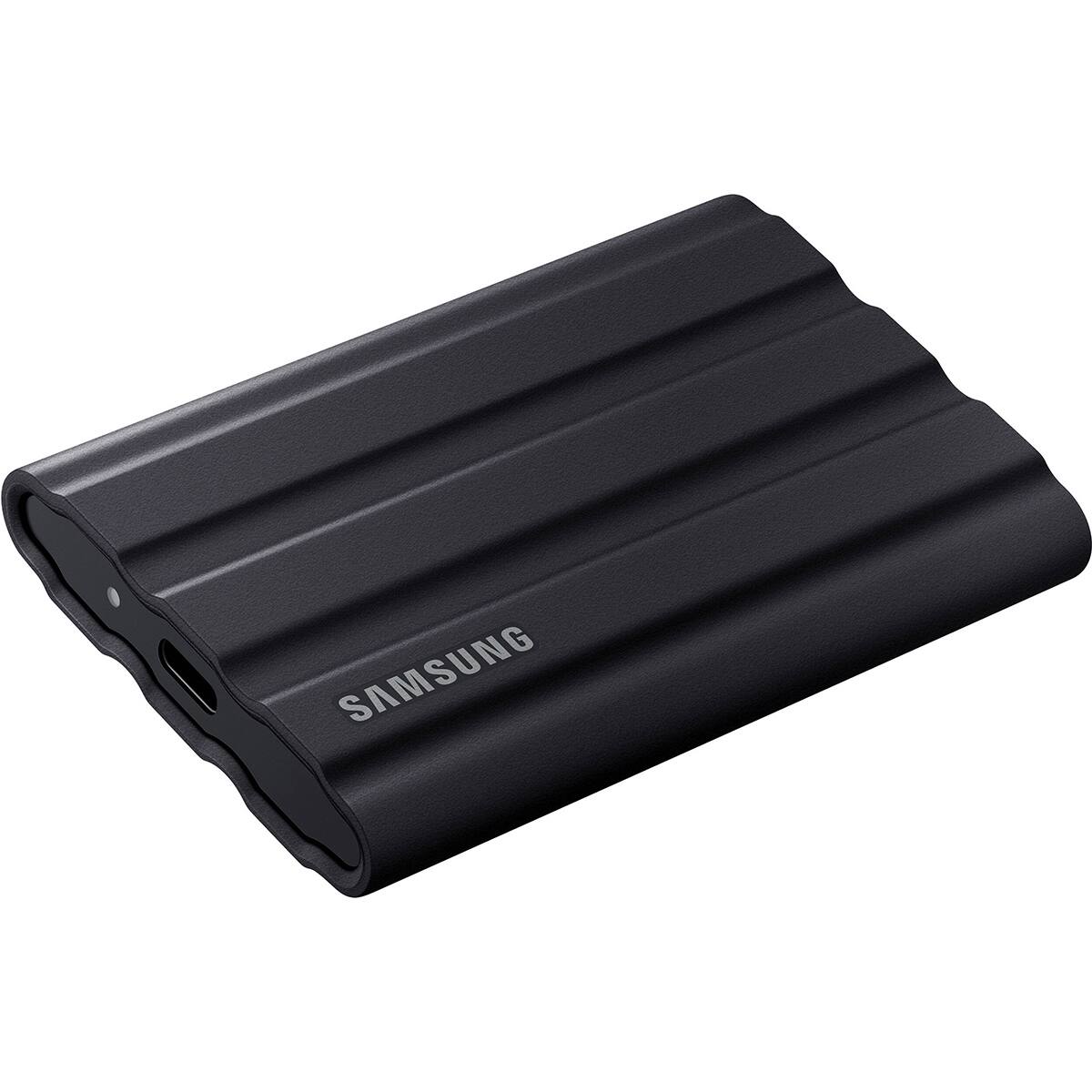 Alt View 4. Samsung - Samsung T7 Shield 4TB USB 3.2 Gen 2 Type-C Portable External SSD, Black, Bundle with Cyber Protect Home Office Advanced.