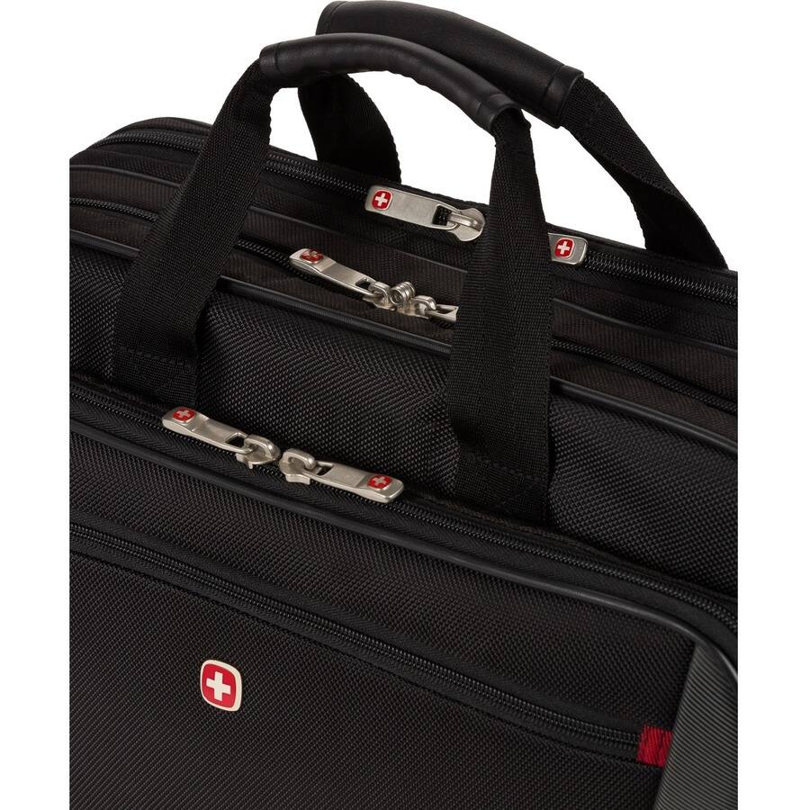 Alt View 1. Wenger - Wenger Mainframe Case - Triple Guss 15.6In Laptop Black - Black.