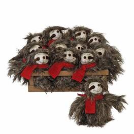 BreeBe - *Plush Sloth Ornament - Brown