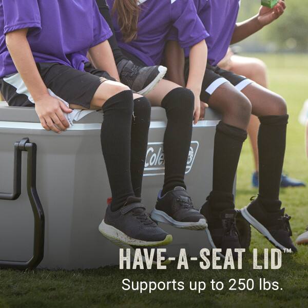 Cole TM HAVE-A-SEAT LID Supports up to 250 lbs.