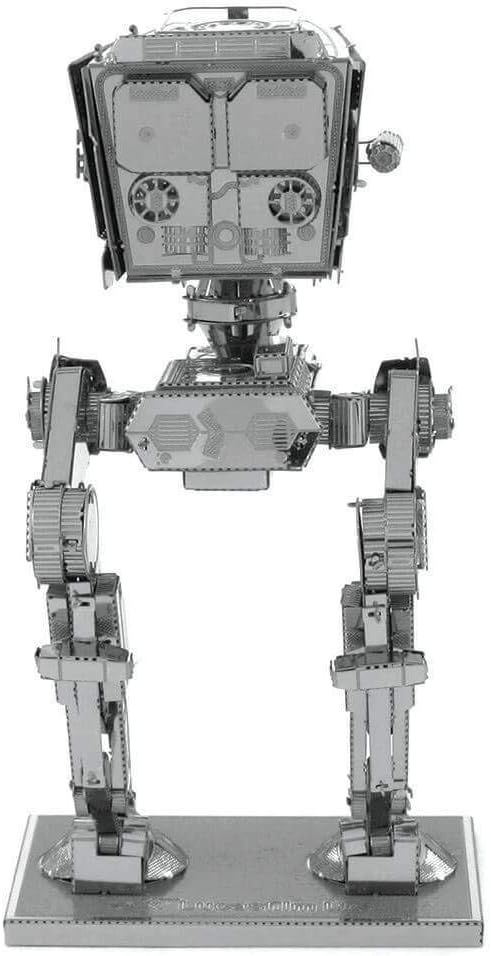 Alt View 2. Metal Earth - Metal Earth Star Wars Imperial AT-ST 3D Metal Model Kit - Silver.