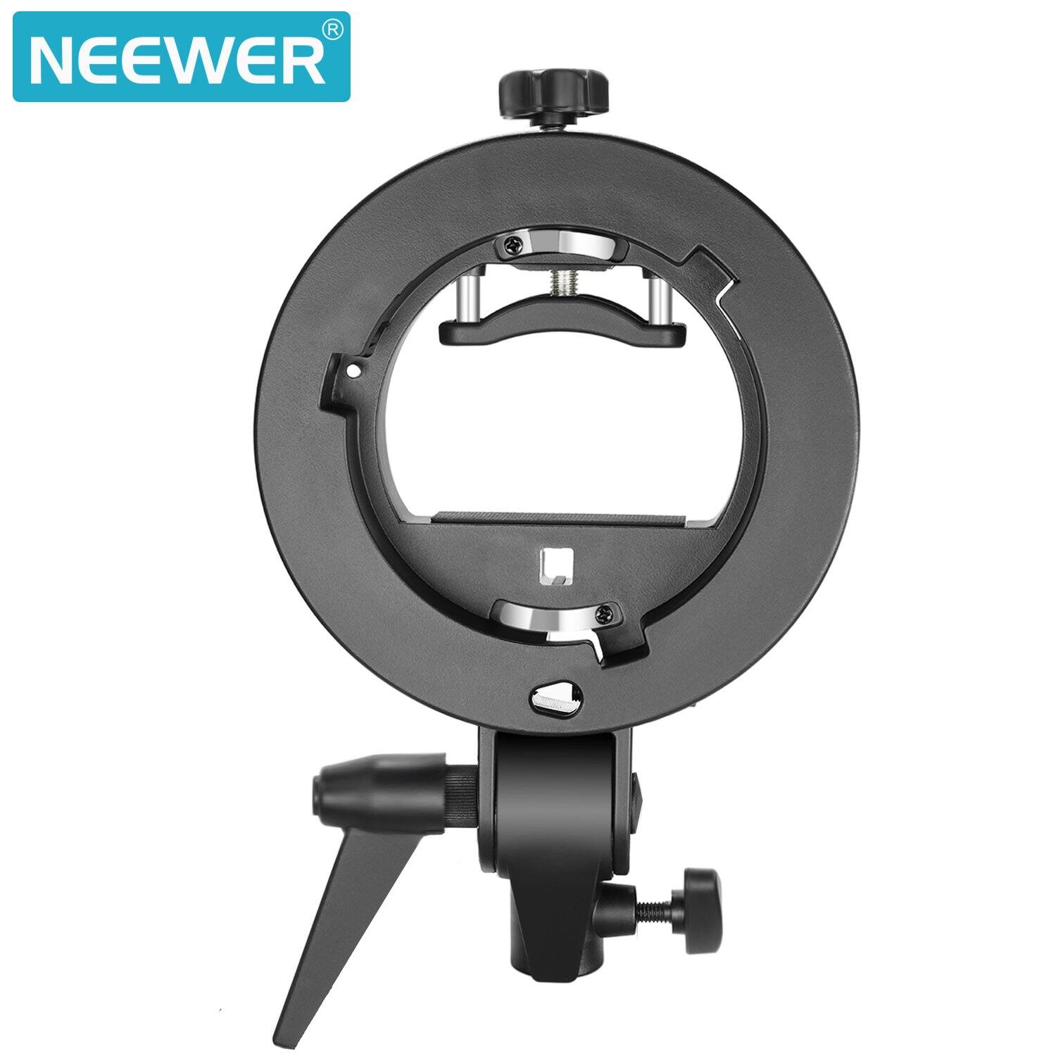 Angle. Neewer - S-Type Bracket with Bowens Mount for Square Flashes, Large Handle.