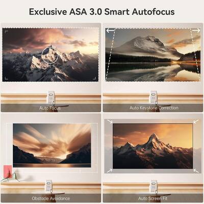 Wanbo T2 Ultra プロジェクタ 500ANSI 1080P フルHD Wanbo T2 Ultra Andorid TV11.0 1080P Projector Support 4K