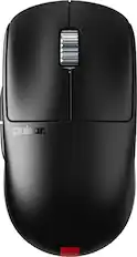 Front. Pulsar - X2 V3 eS Mini Wireless Gaming Mouse - Black.