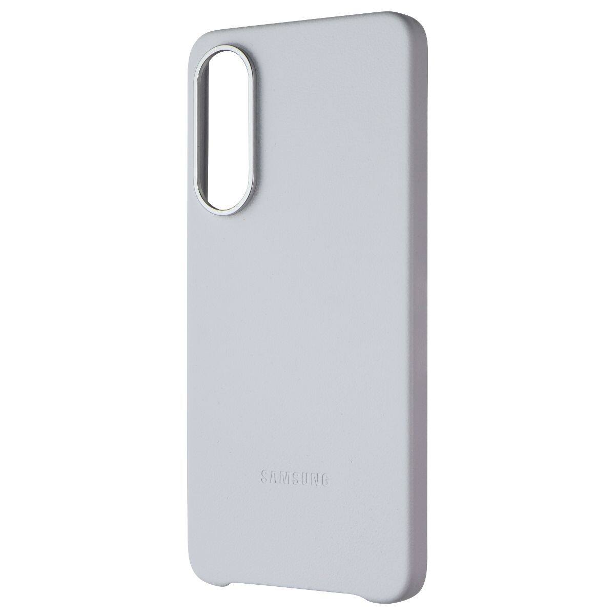 Front. Samsung - Samsung Official Kindsuit Case for Samsung Galaxy S25 Edge - Light Gray - Gray.