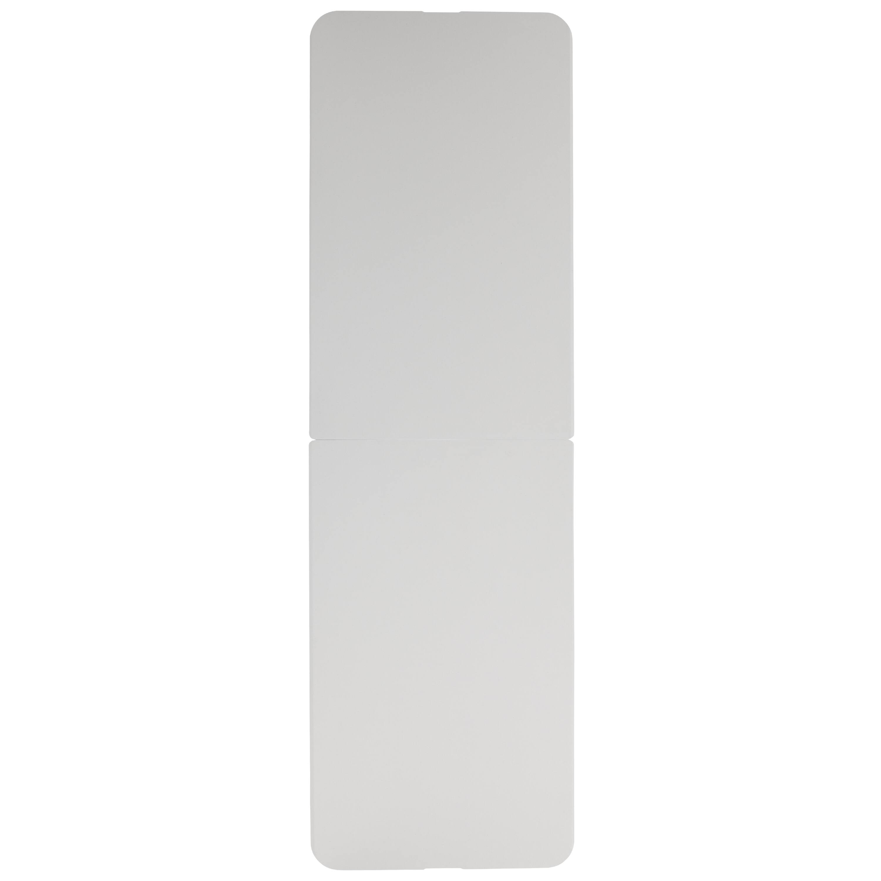 Alt View 5. Emma + Oliver - 8-Foot Bi-Fold Plastic Banquet and Event Folding Table with Carrying Handle - Granite White.