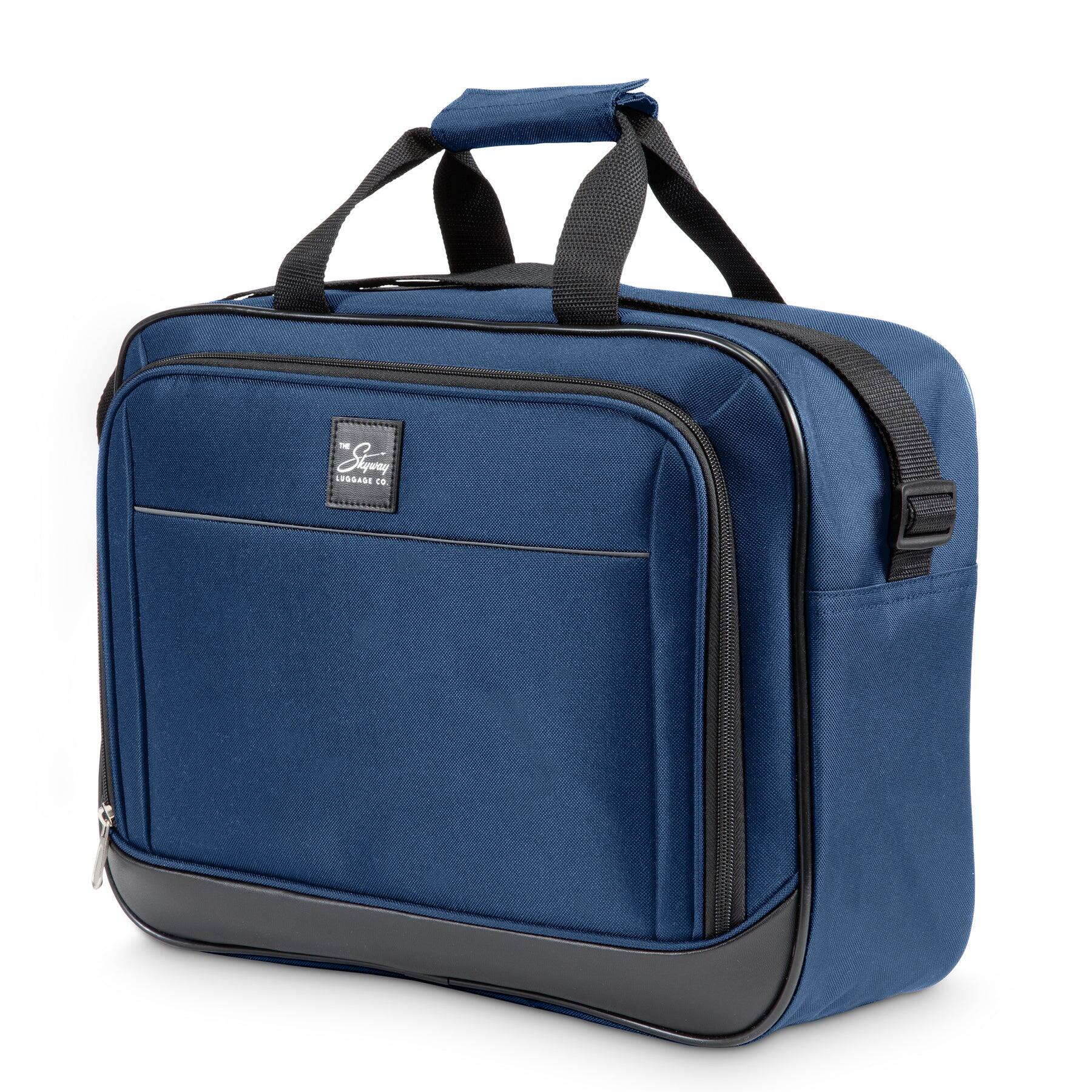 Alt View 3. Skyway - Seville 2.0 Softside 5 Piece Luggage Set, Poseidon Blue - Poseidon Blue.