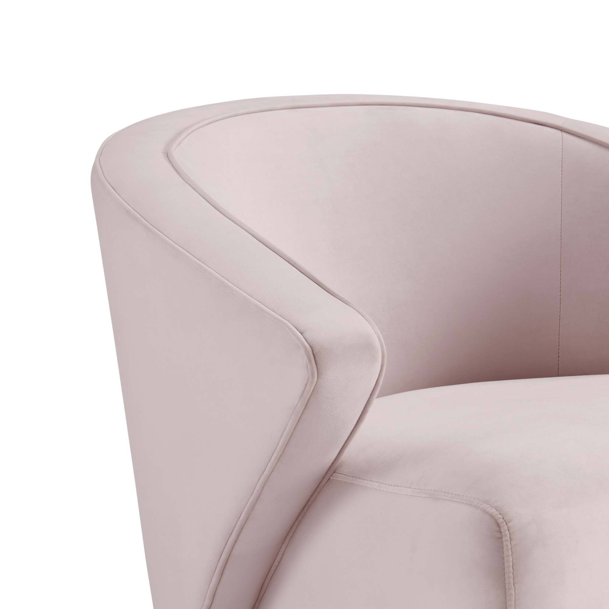 Alt View 4. Modway - Odyssey Performance Velvet Armchair by Modway - Pink.