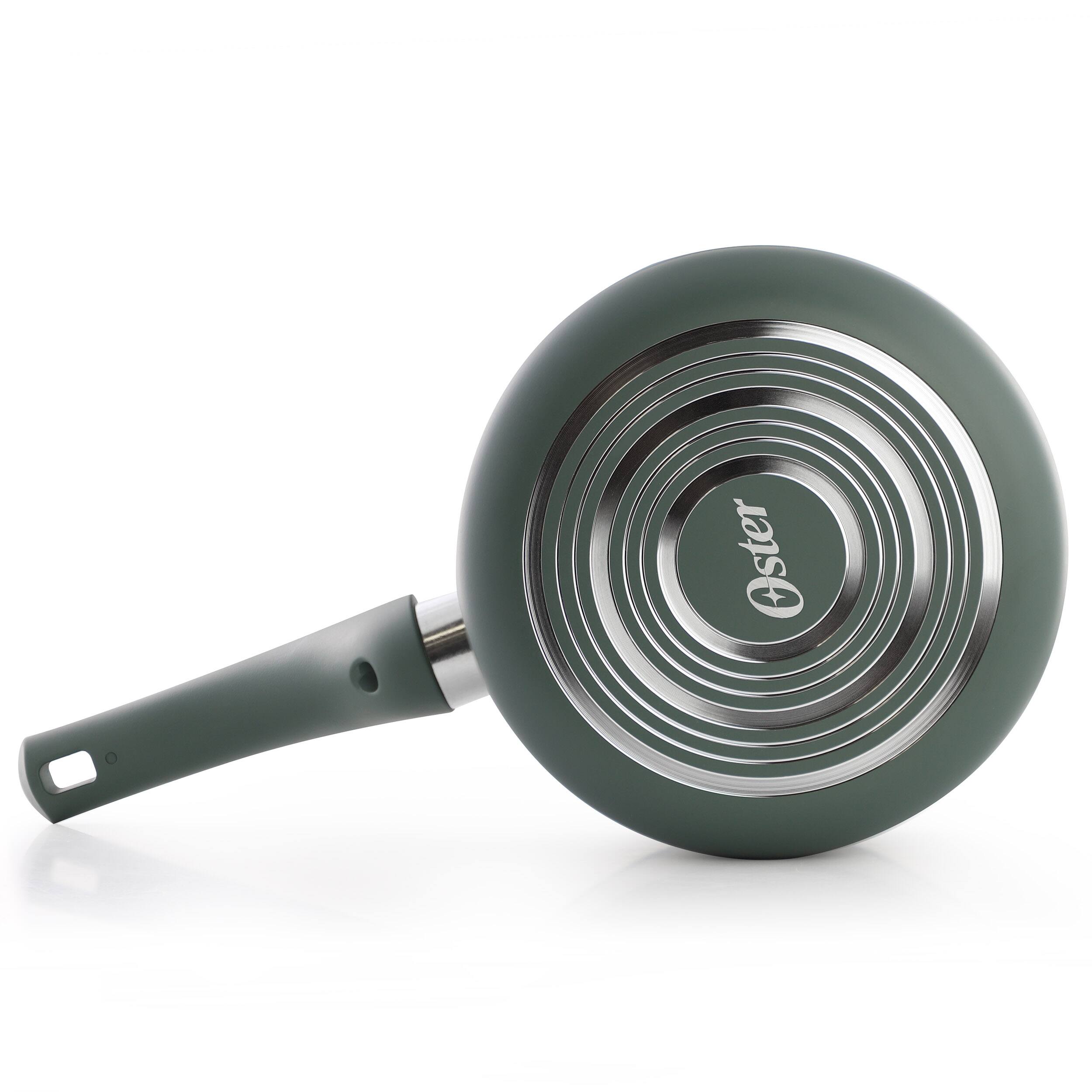 Alt View 3. Oster - Oster Sutterville Choice 2.5 Quart Ceramic Nonstick Saucepan with Lid in Evergreen - Green.