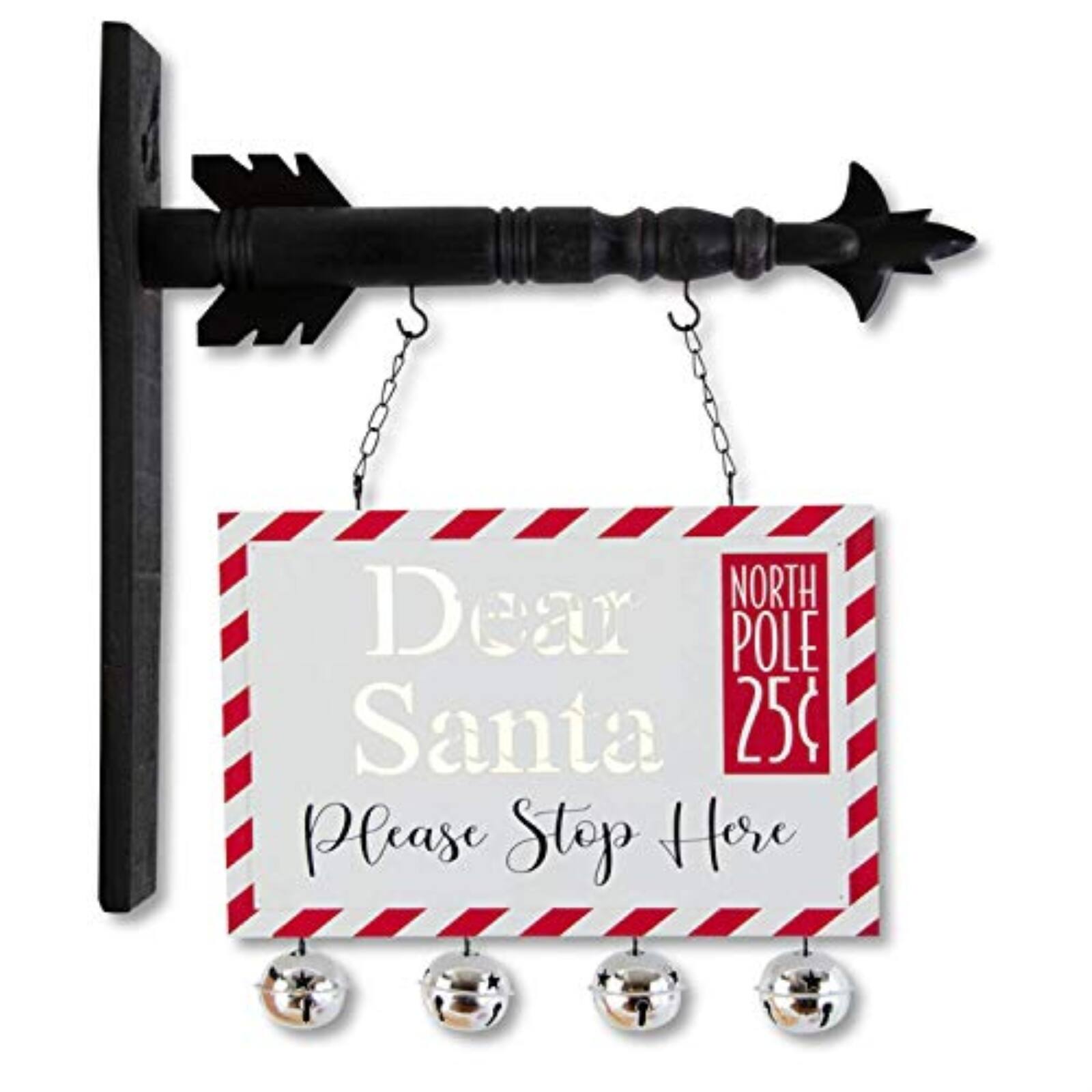 Dear Santa  
North Pole 25¢  
Please Stop Here