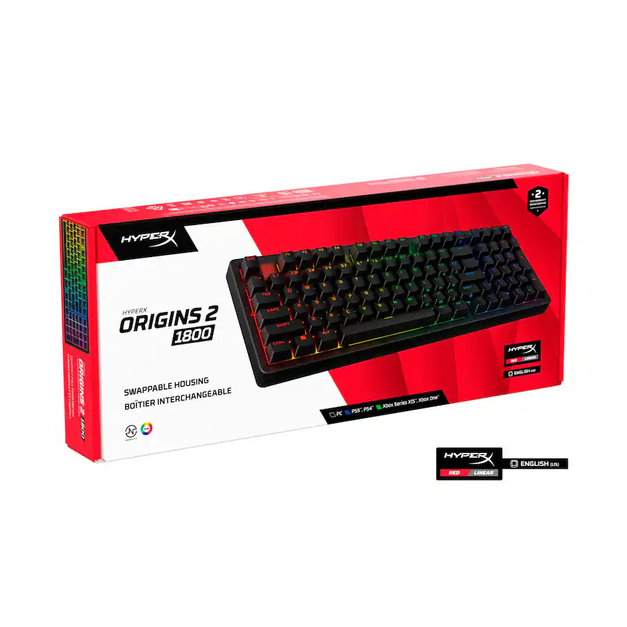 - HyperX Origins 2 1800 Housing Swappable Interchangeable Boitier
- HyperX English