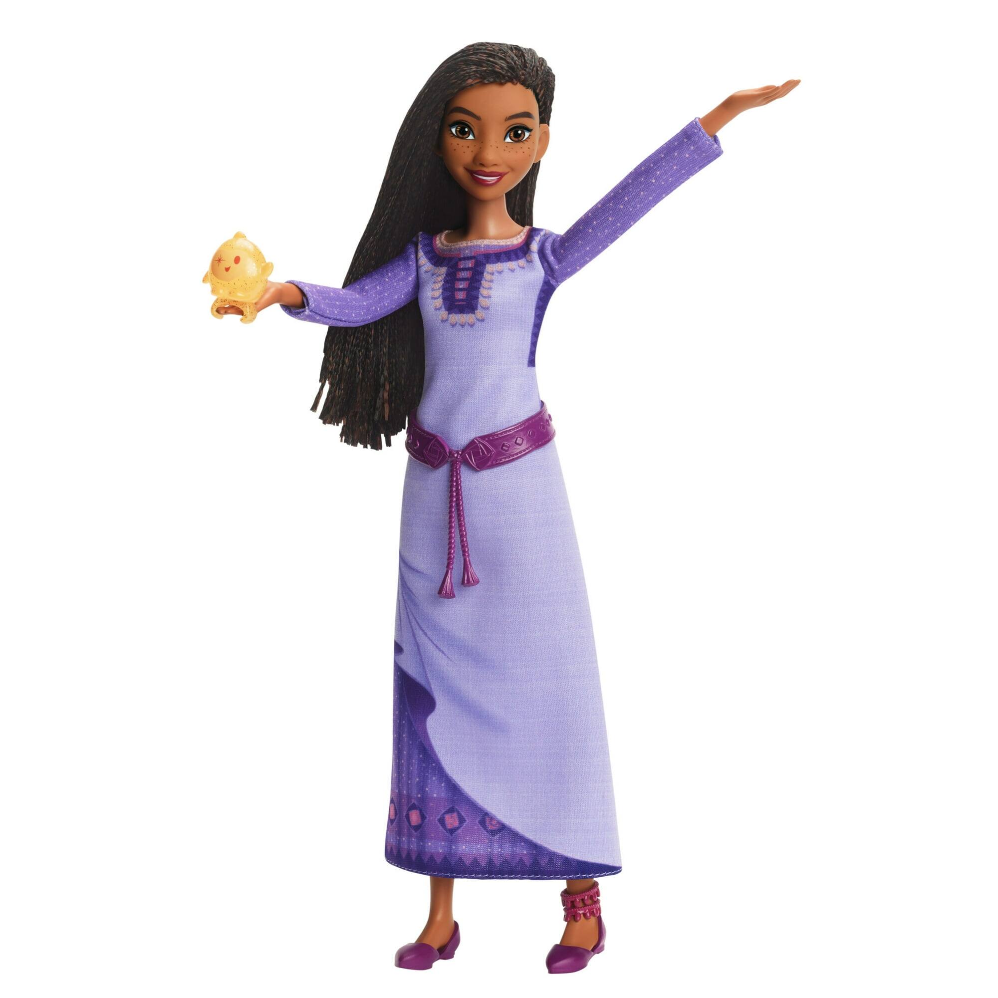 Alt View 1. Mattel - Disney Wish Asha of Rosas Singing Doll with Star Figure.
