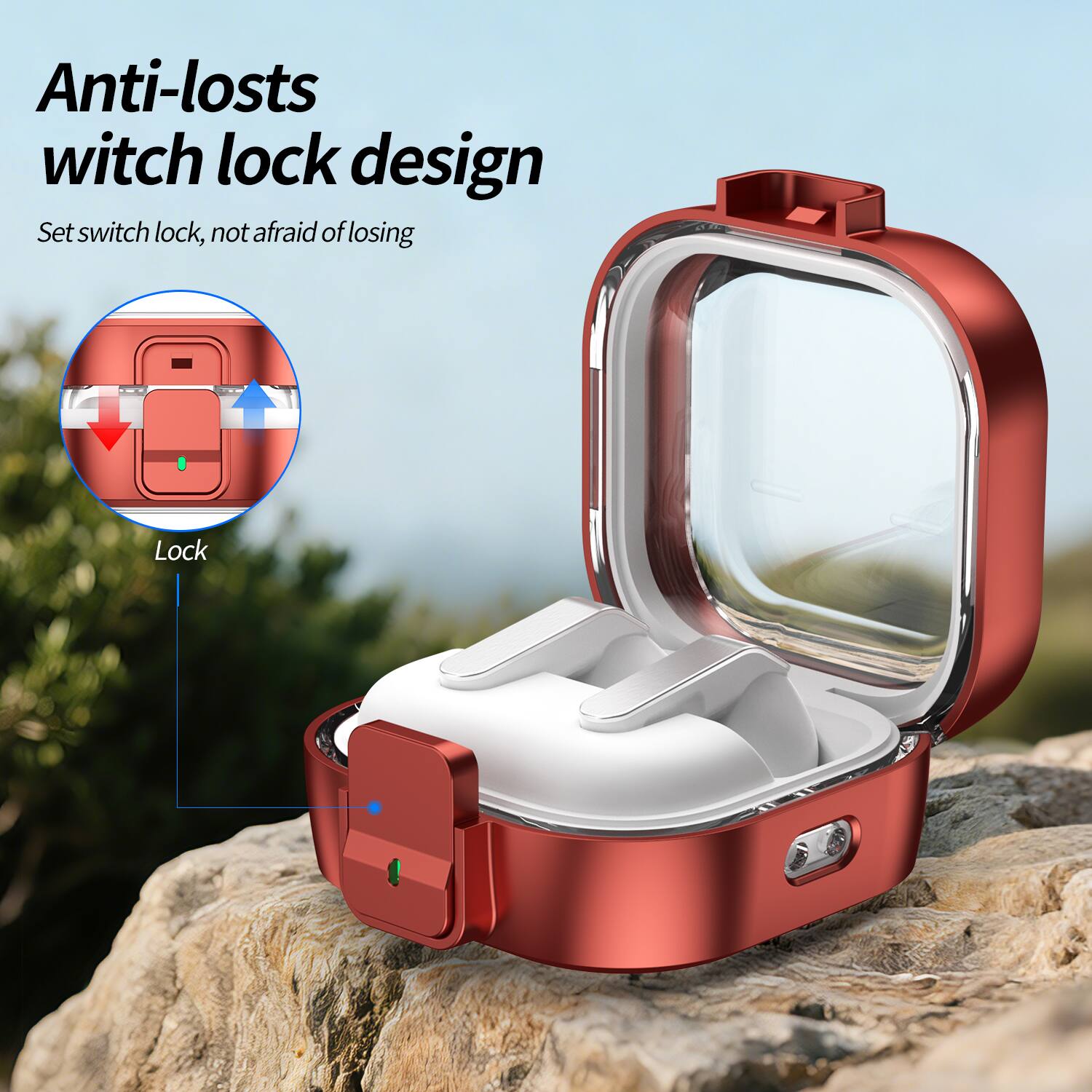 Anti-loses switch lock design  
Set switch lock, not afraid of losing  
Lock
