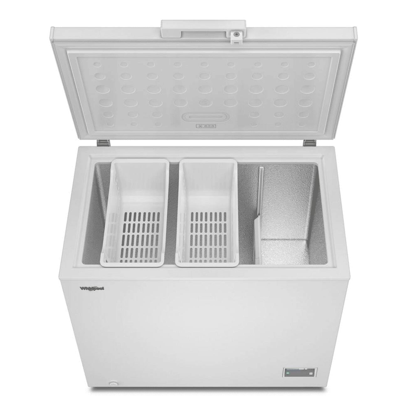 Alt View 7. Whirlpool - Whirlpool 9 cu. ft. Chest Freezer with 2 Storage Baskets - White.