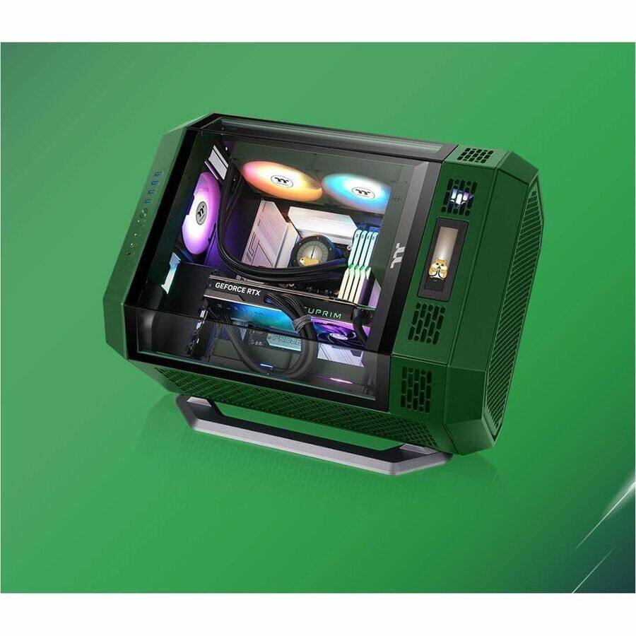 The corrected text from the image is:

- "GEFORCE RTX"
- "UPRIM"