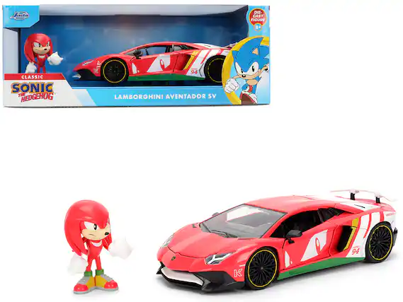 Jada
DIE-CAST FIGURE 8+
CLASSIC SONIC THE HEDGEHOG
LAMBORGHINI AVENTADOR SV
94