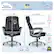 Left. Serta - Fairbanks Bonded Leather Big and Tall Executive Office Chair - Black.