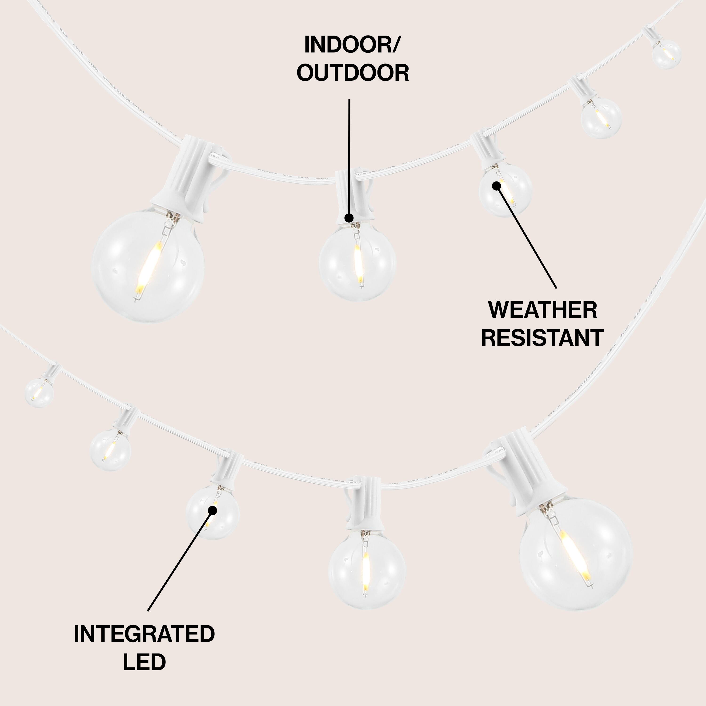 INDOOR/OUTDOOR WEATHER RESISTANT INTEGRATED LED
